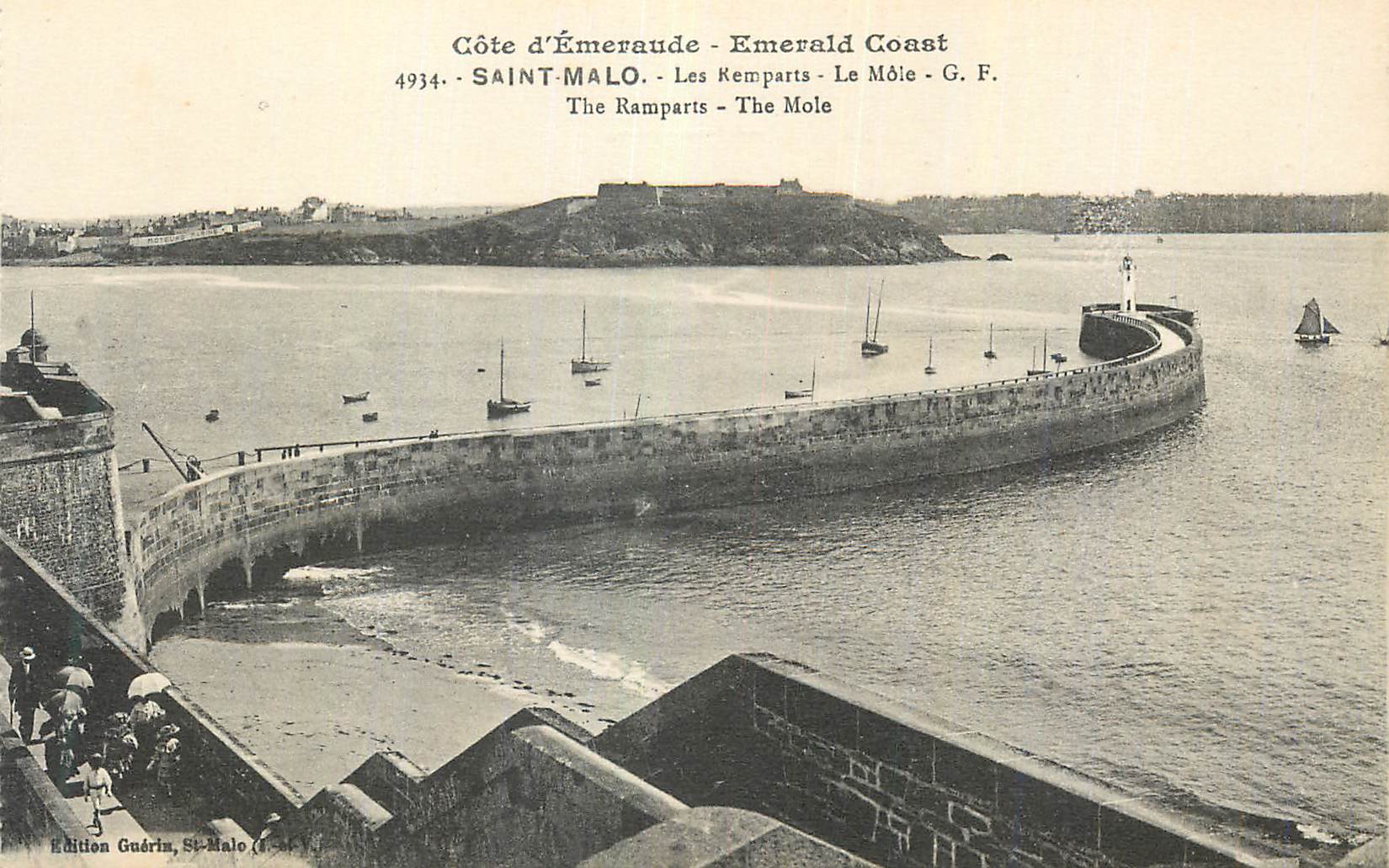 Saint-Malo - Les Ramparts - Le Môle - Édition Guérin