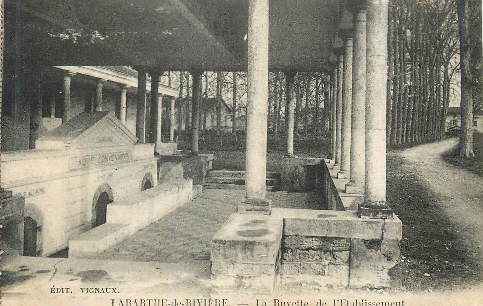 CPA Labarthe de Riviere La Buvette de l'Etablissement