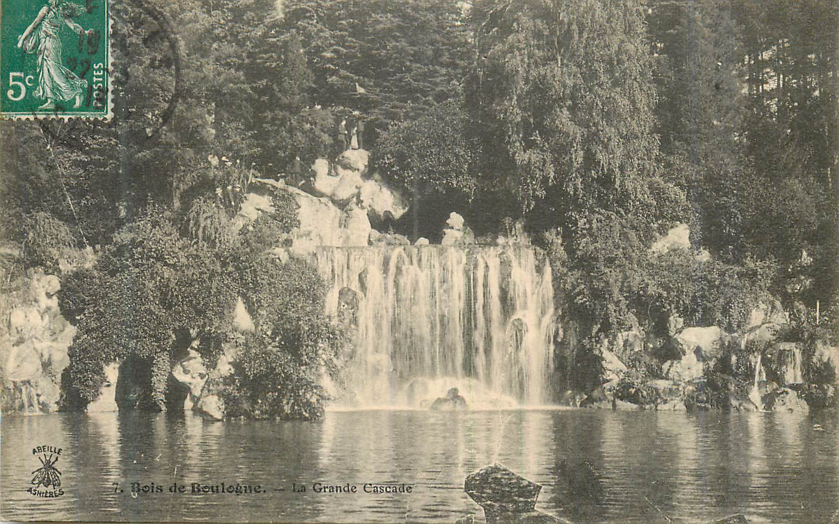 Bois de Boulogne — La Grande Cascade — Abeille & Snières