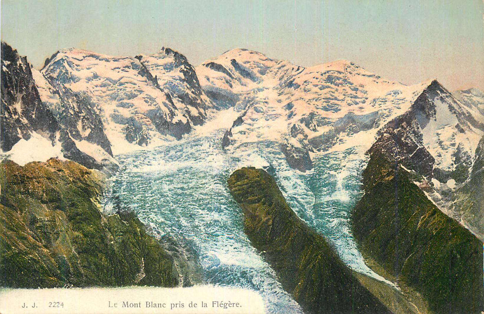 CPA Le Mont Blanc pris de la Flegere