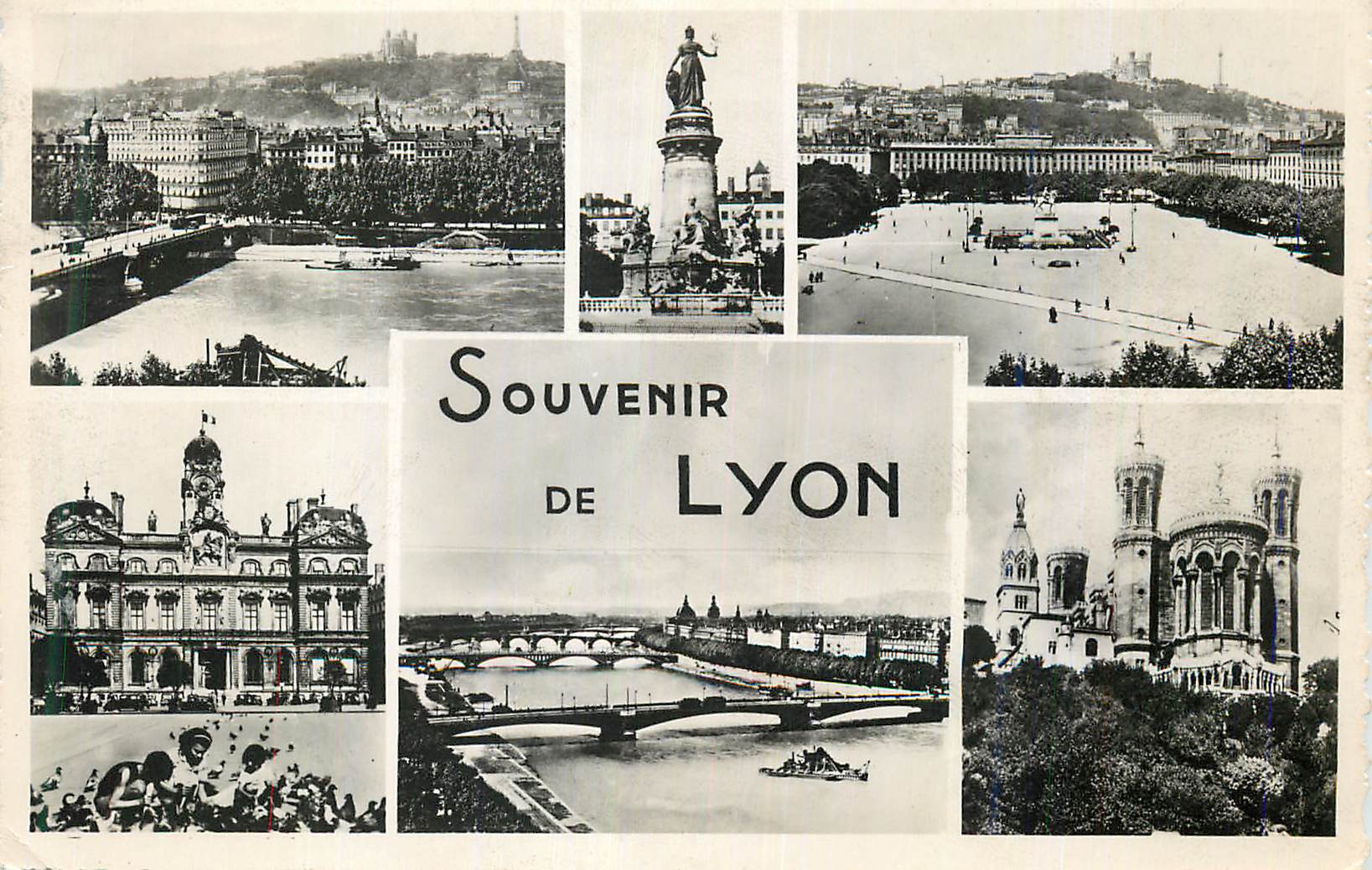 CPM Souvenir de Lyon