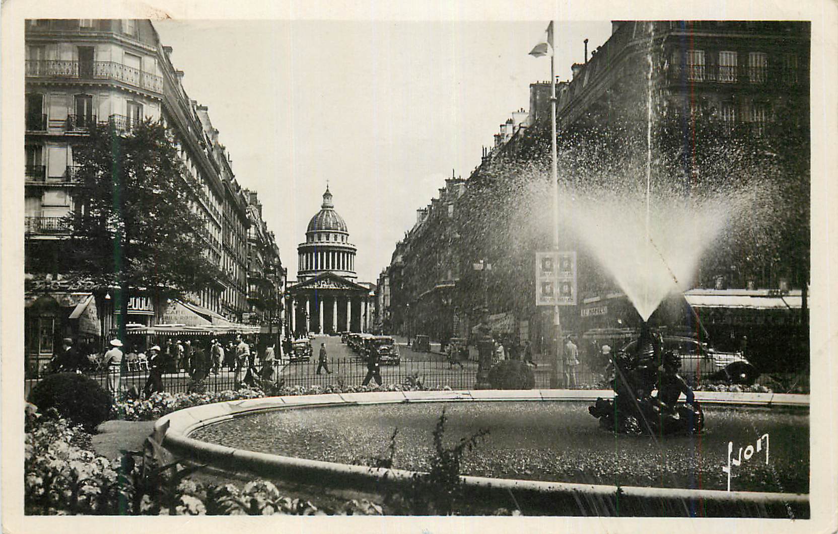 CPM Paris En Flanant Place Edmond Rostand Rue Soufflot Pantheon