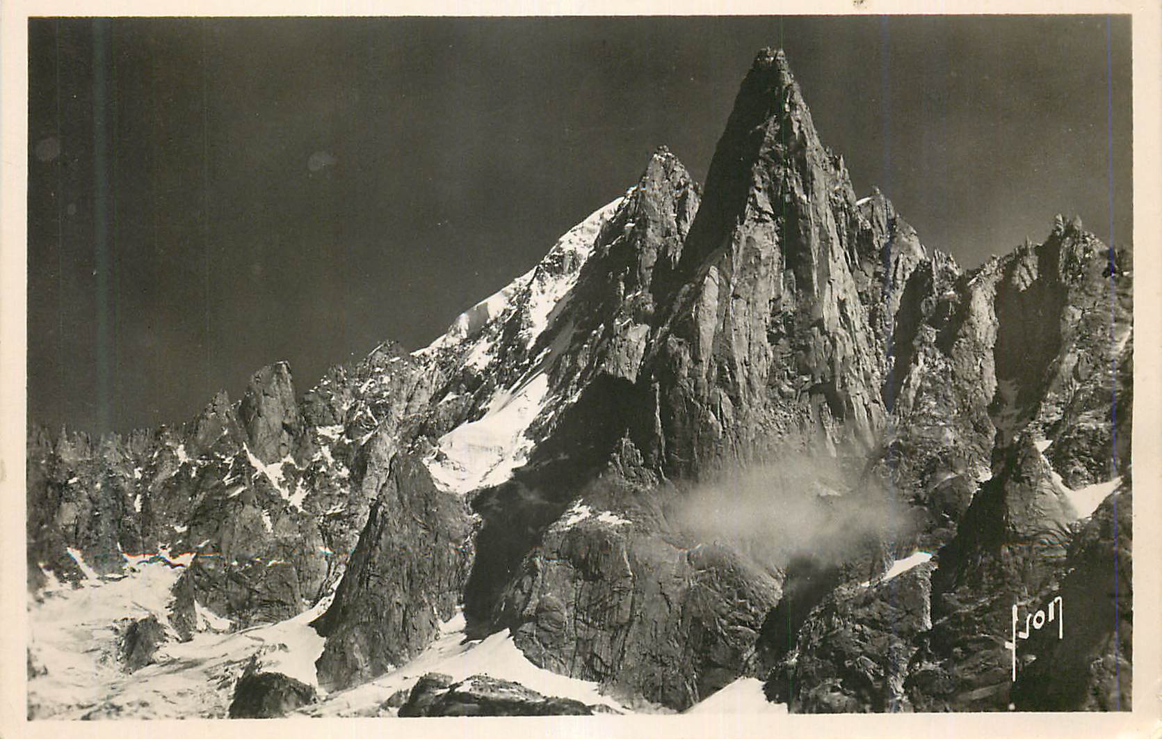 CPA Chamonix (Hte Savoie) L'Aiguille du Dru (3754 m)