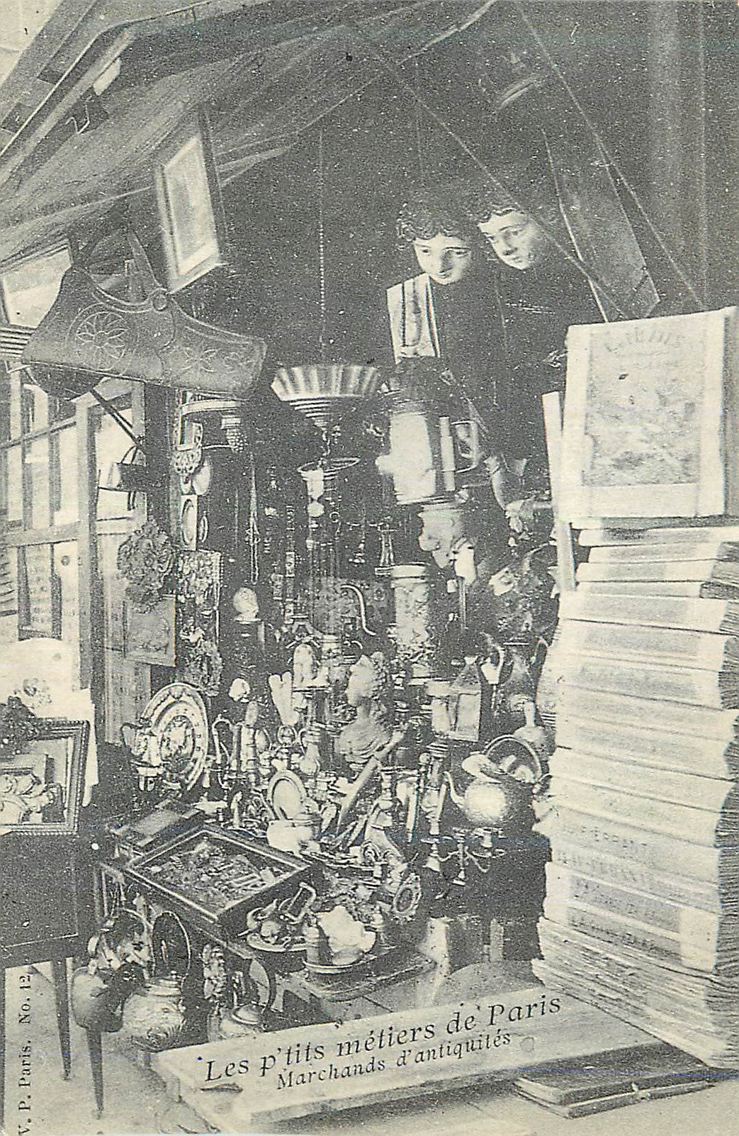 REPRO Les P'tits Metiers de Paris Marchands d'Antiquites