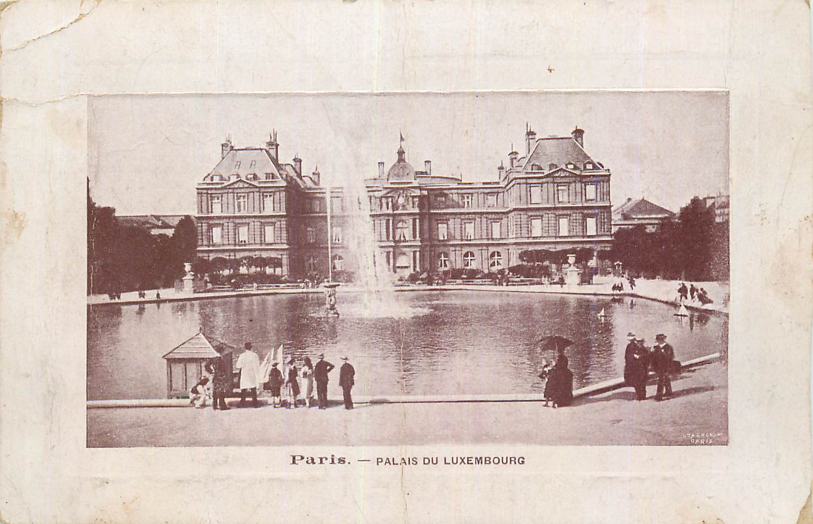 Parijs — Paleis van Luxemburg — J. A. G. Paris
