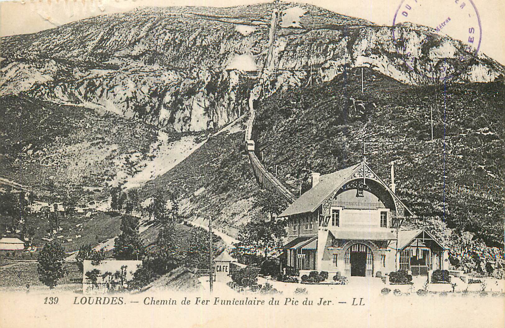 CPA Lourdes Chemin de Fer Funiculaire du Pic du Jer