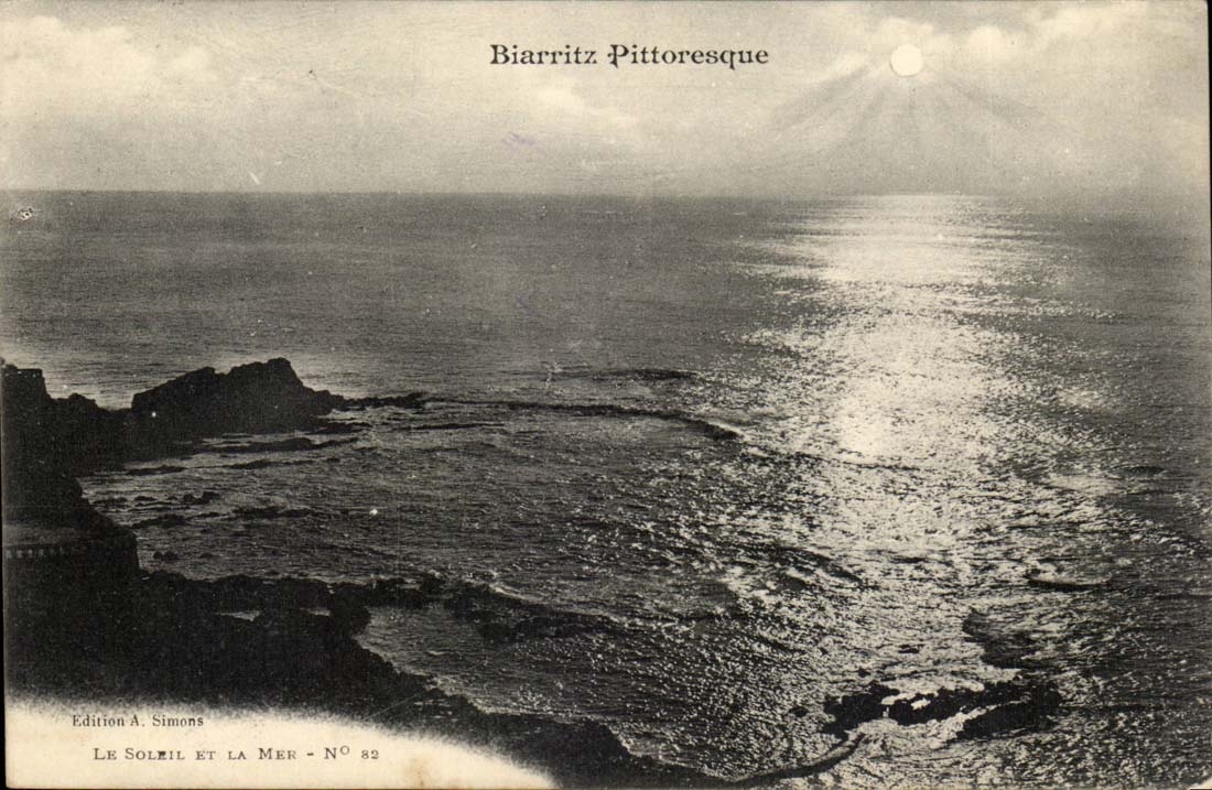Biarritz CPA Le soleil et la mer