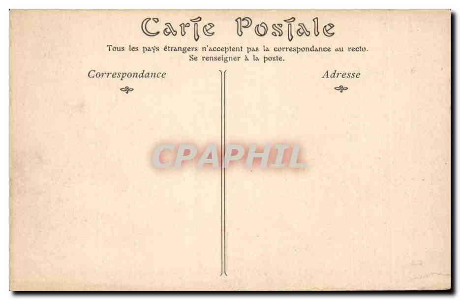 Nice CPA Le boulevard du Midi et le palais de la jetee promenade — Rückseite