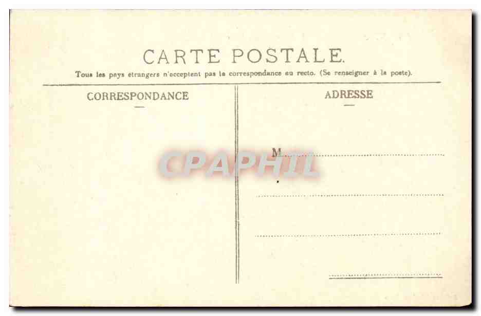 Nice CPA Promenade du Midi — Rückseite