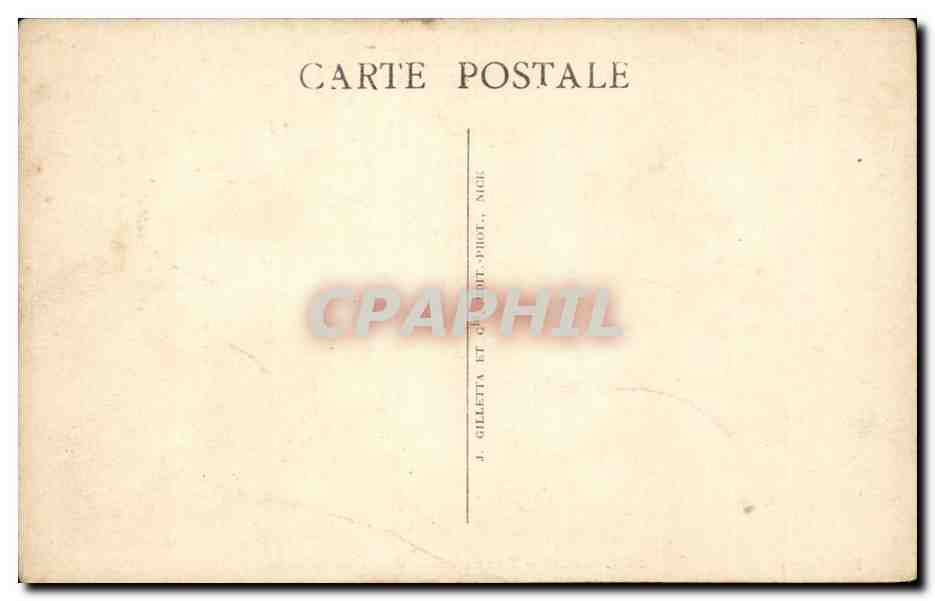 Nice CPA Promenade des Etats unis (United States) — Rückseite