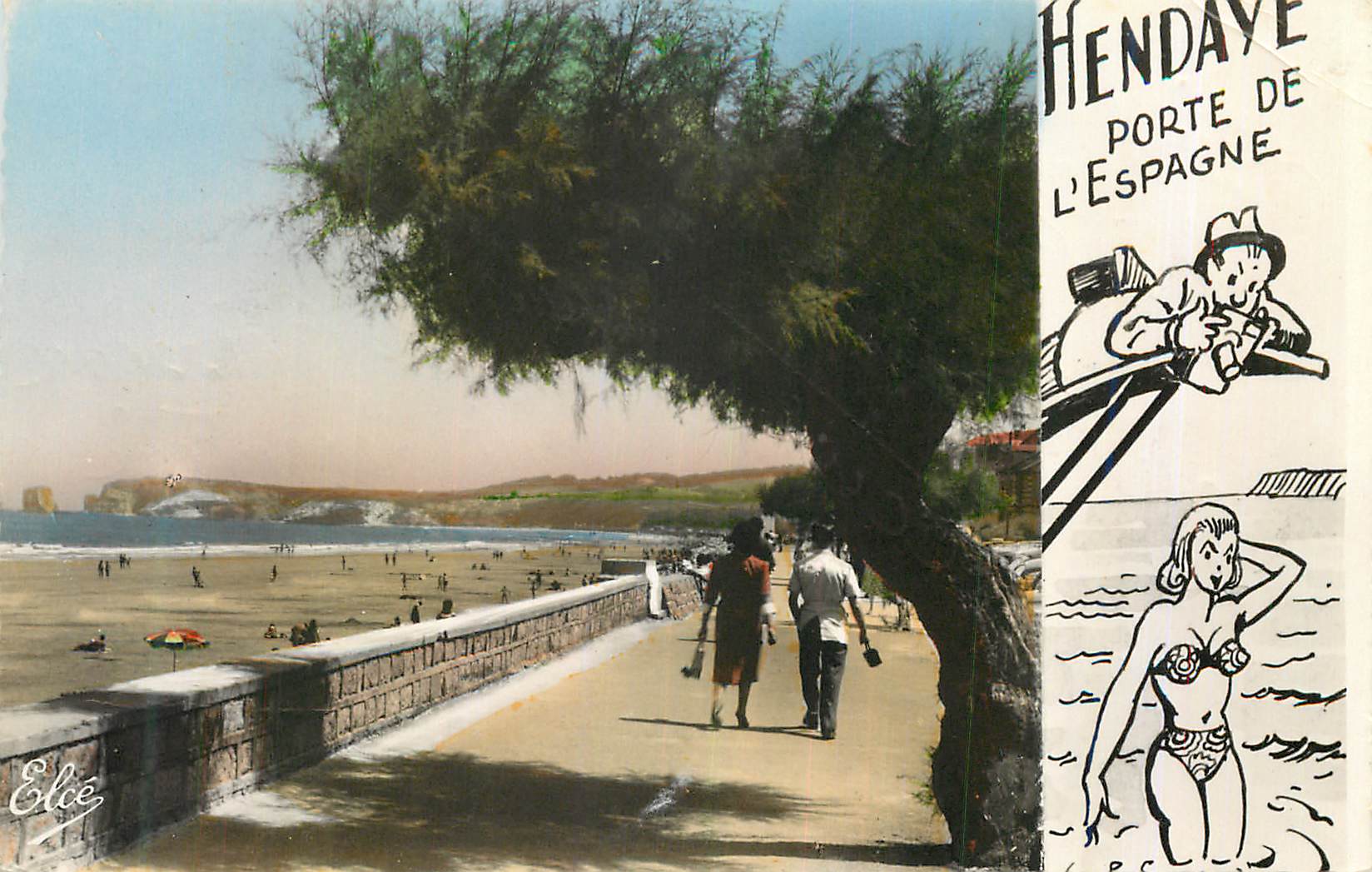 Hendaye - Porte de l'Espagne — Éditeur Elcie, n° de série non visible