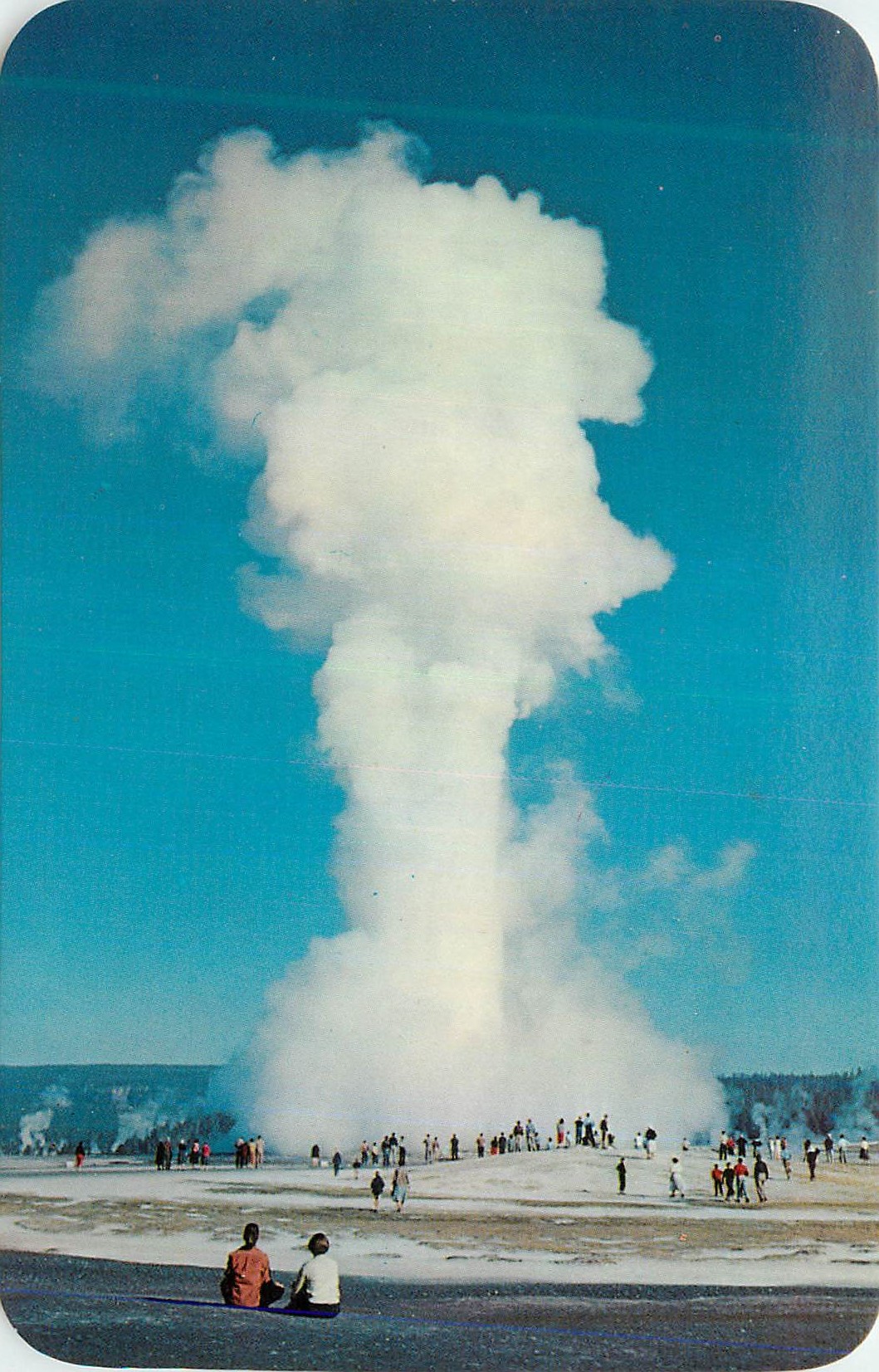 CPM Yellowstone National Park Old Faithful Geyser