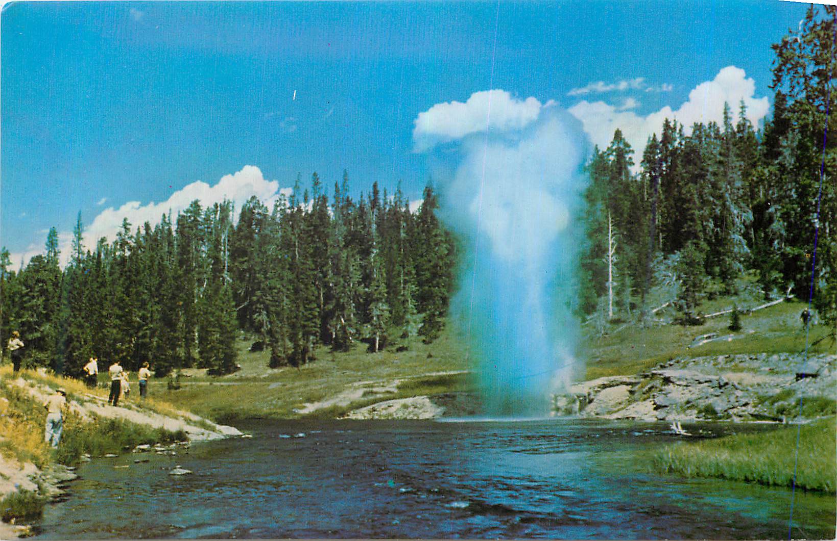 CPM Yellowstone National Park Riverside Geyser