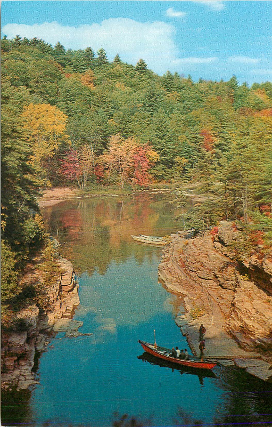 CPM New York Ausable Chasm End of the Boat Ride