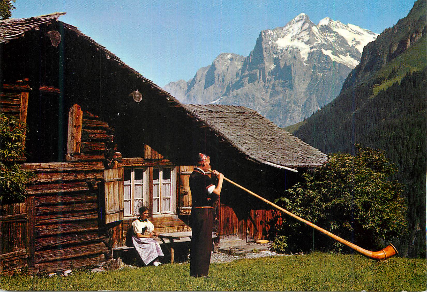 CPM Alphornblaser Bernertracht Wetterhorn