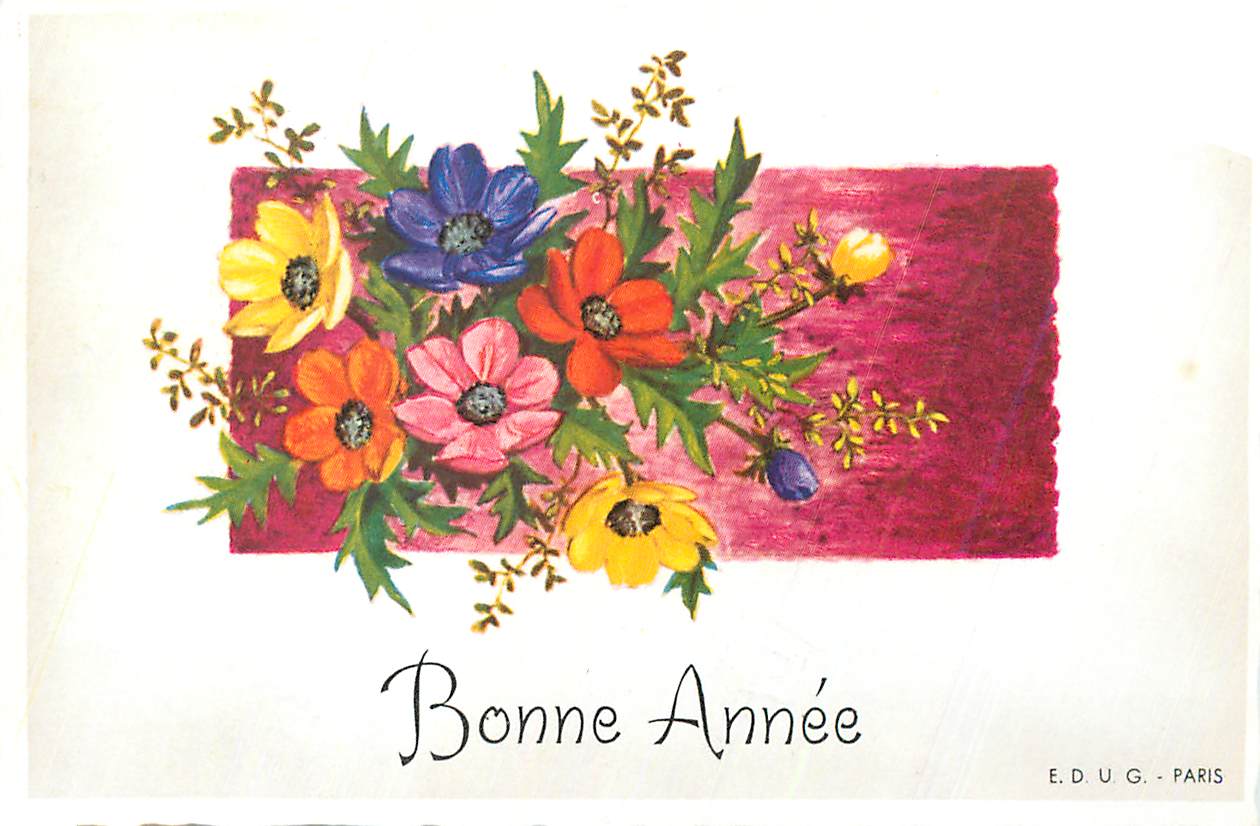 CPA Bonne Annee