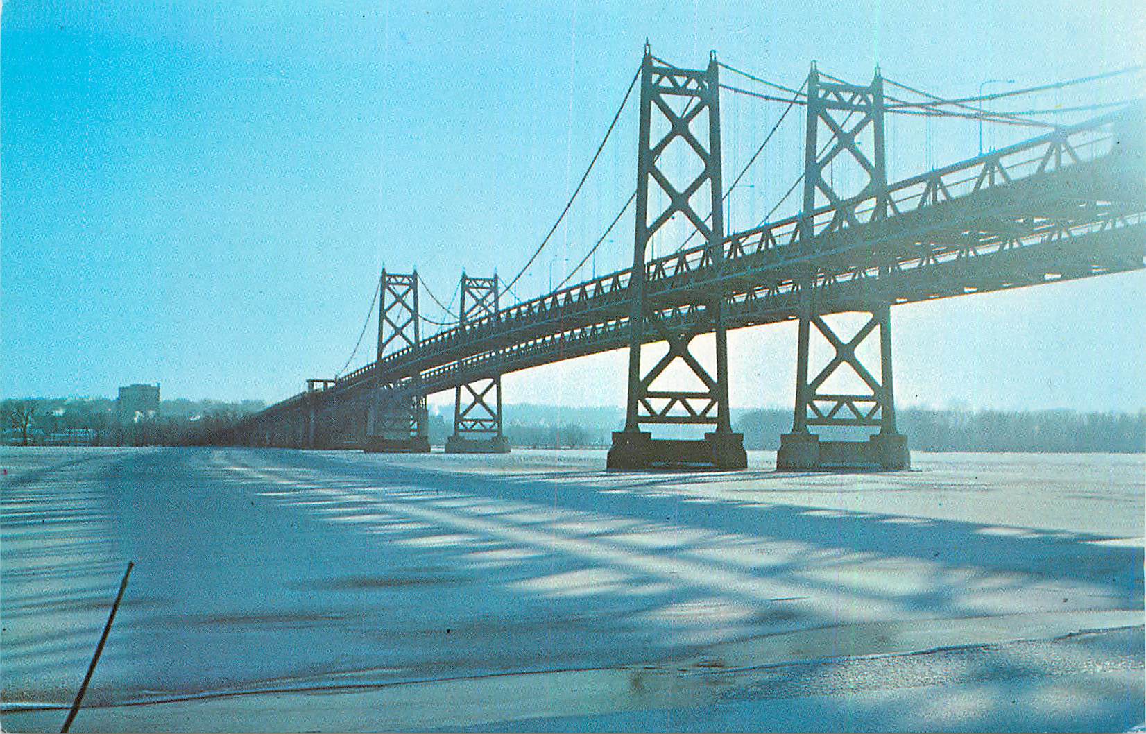 CPA Shadows on the Ice The Frozen Mississippi River at Moline Davenport Bettendorf
