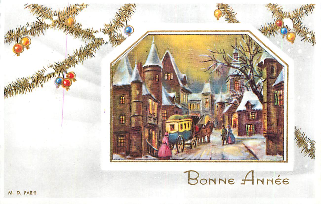 CPA Bonne Annee