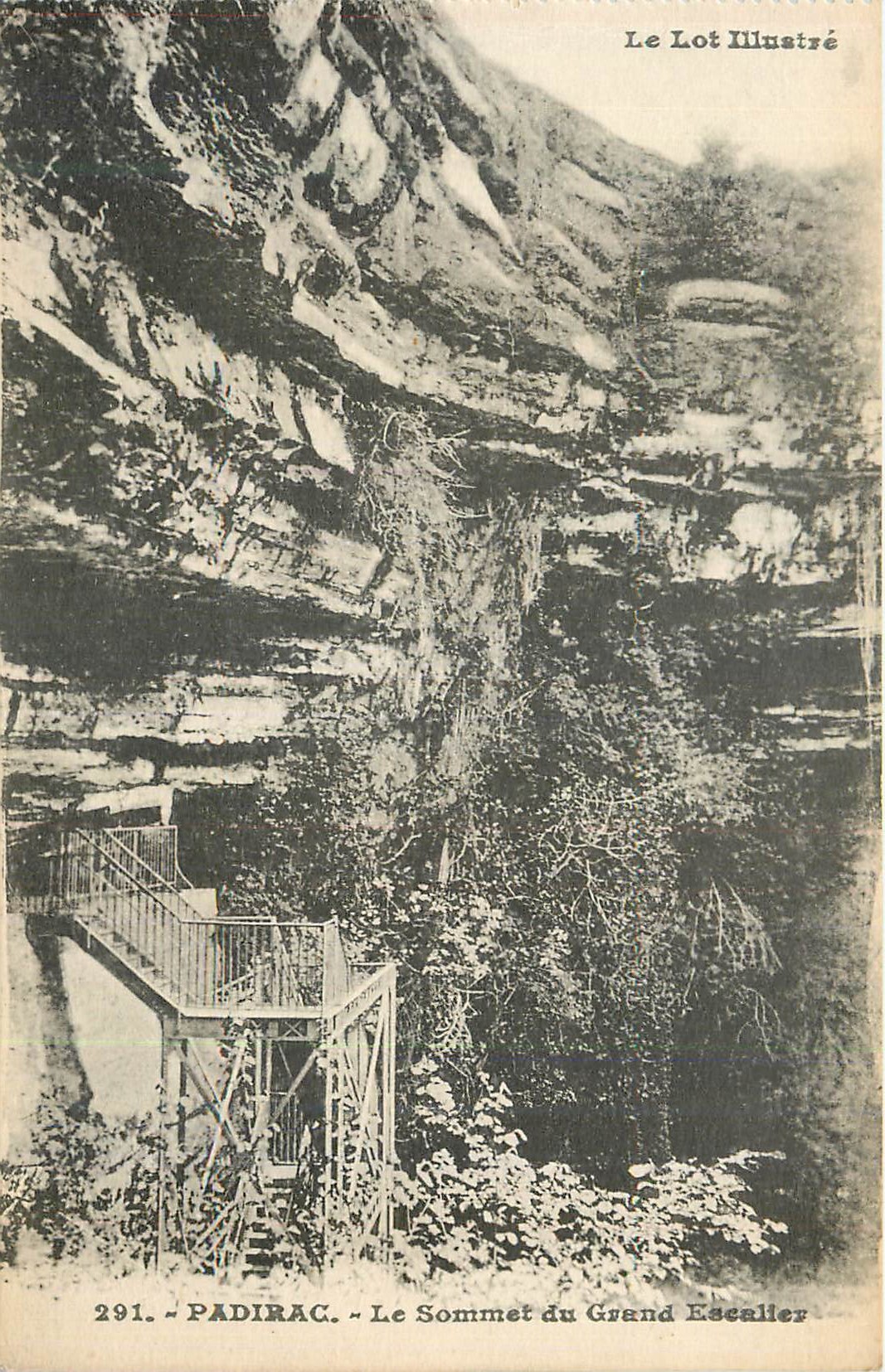 Padirac — Der Gipfel der großen Treppe — Le Lot Illustré Nr. 291