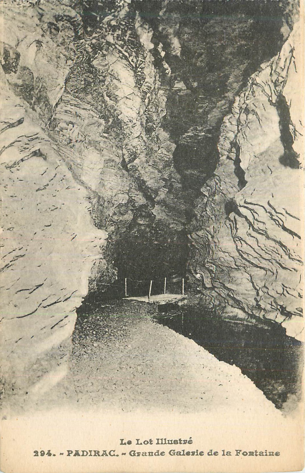 Padirac — Grande Galerie de la Fontaine — Le Lot Illustré n°294