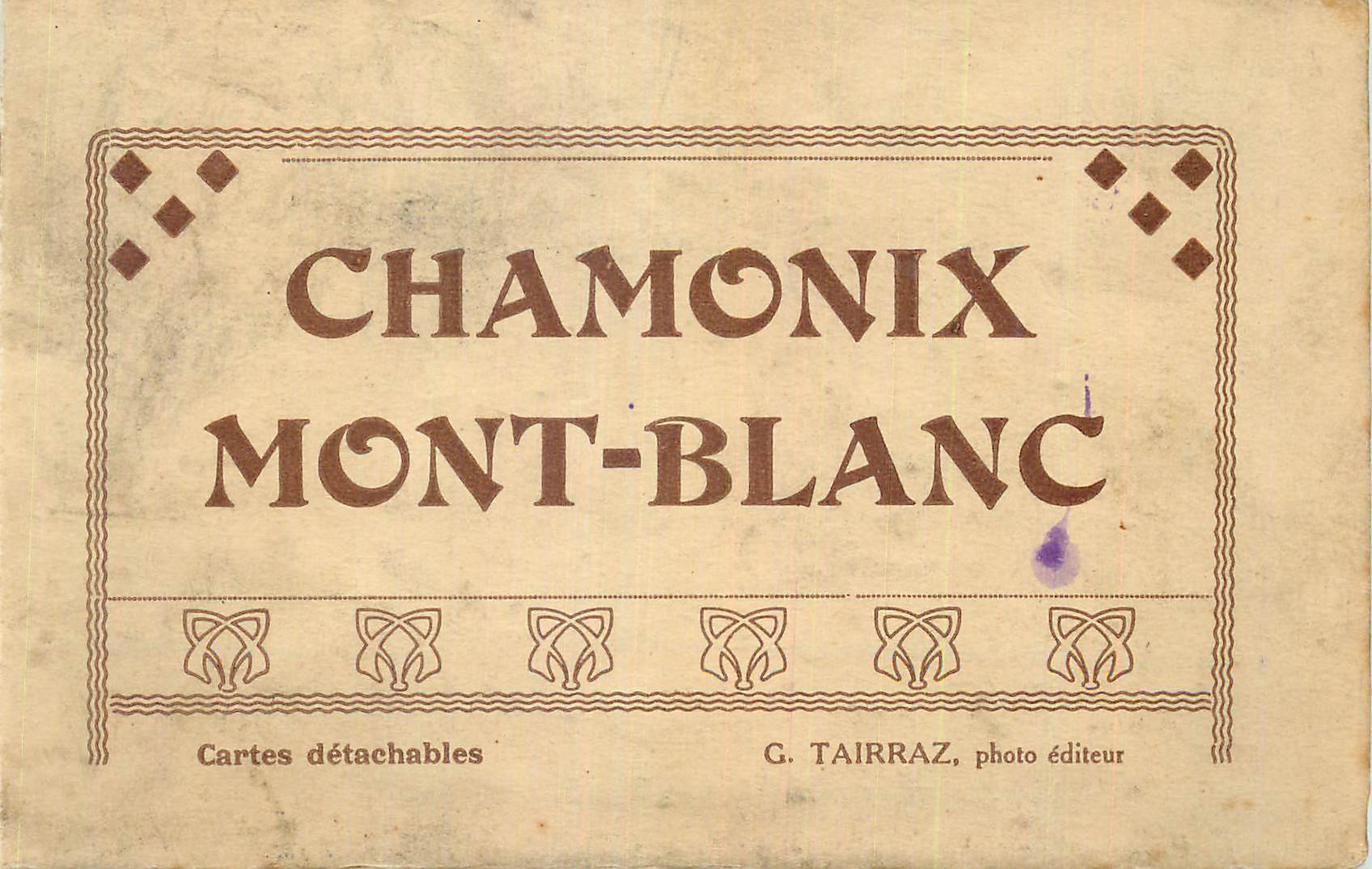 CPA Chamonix Mont Blanc