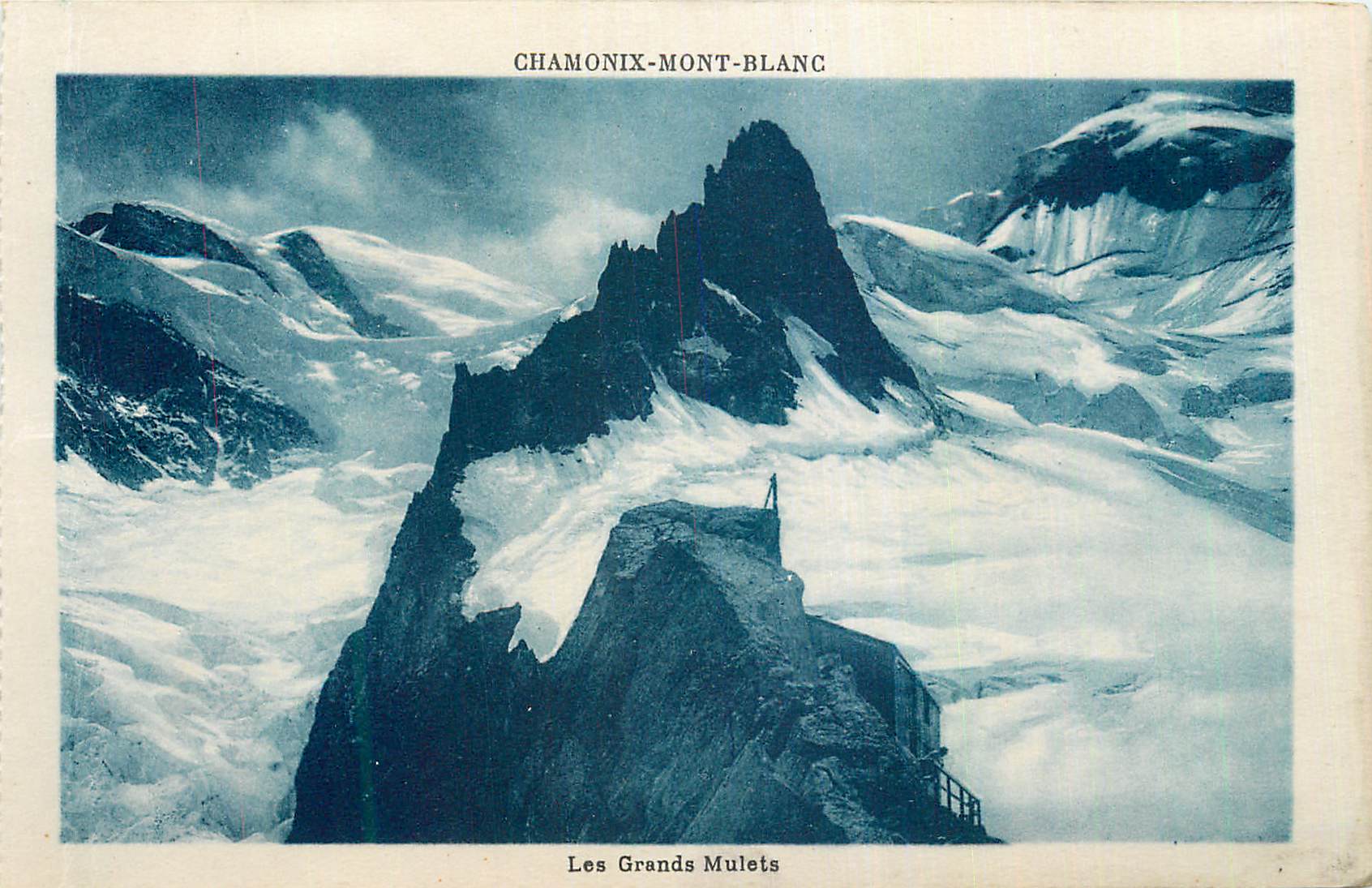 CPA Chamonix Mont Blanc Les Grands Mulets