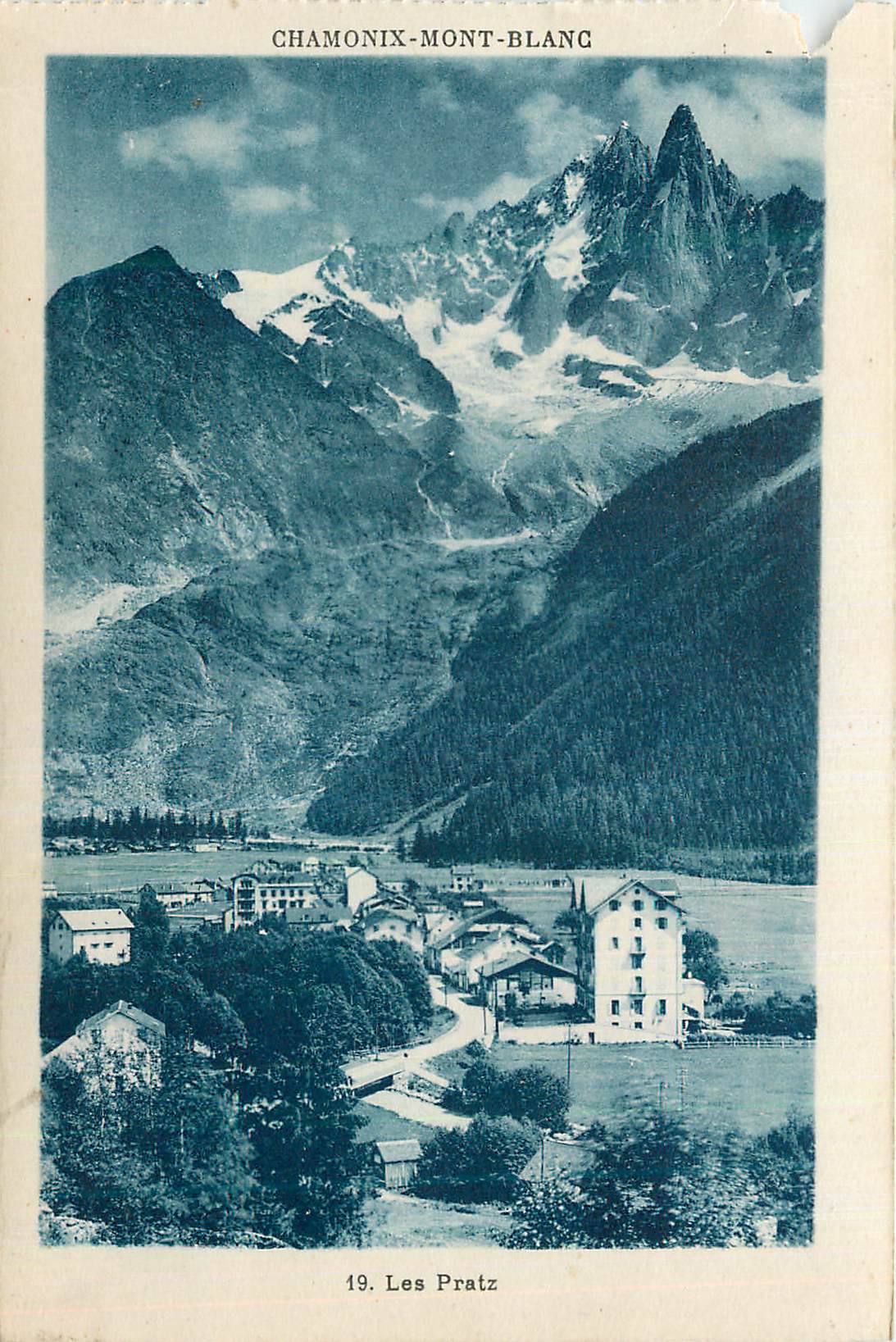 CPA Chamonix Mont Blanc Le Pratz