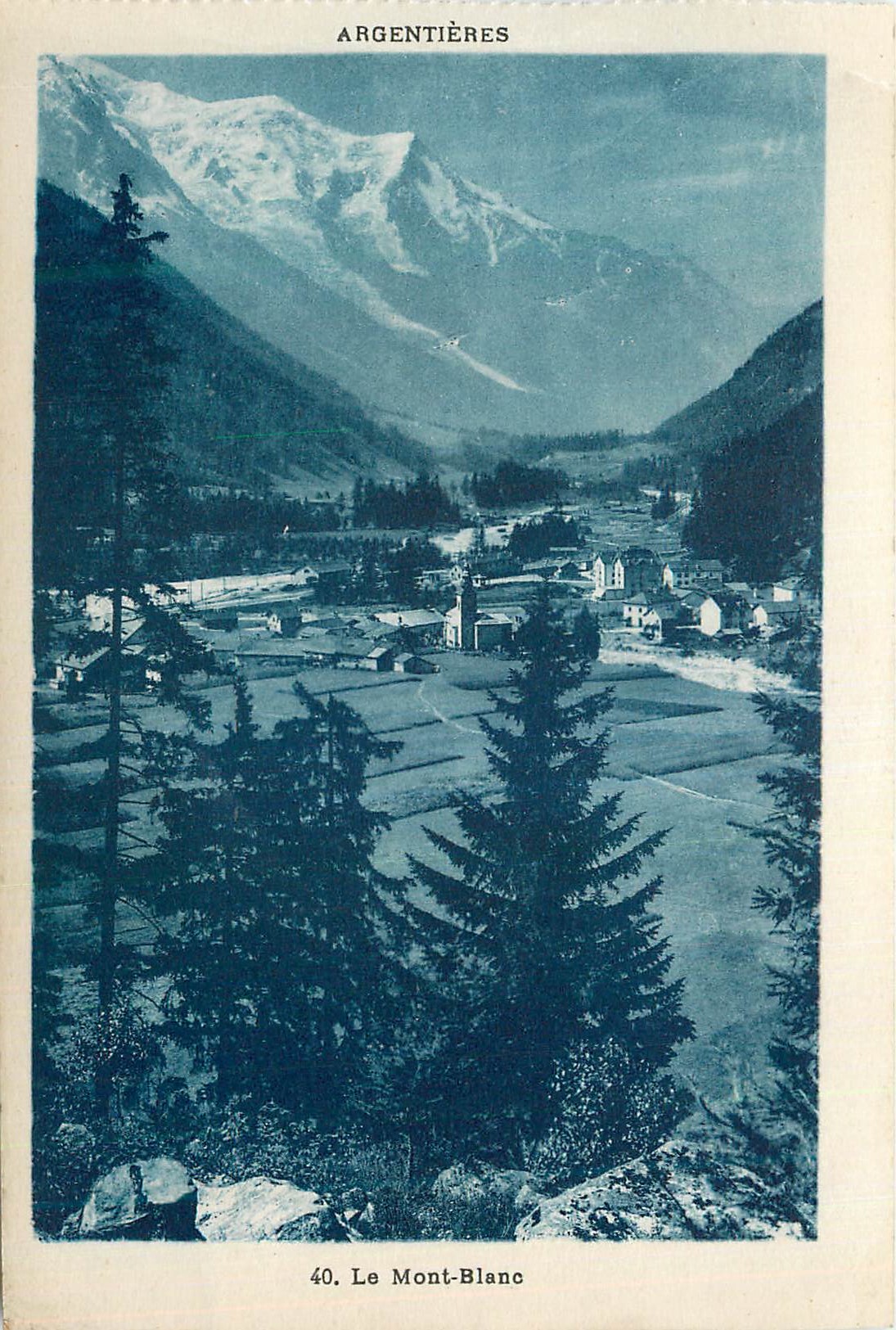 CPA Argentieres Le Mont Blanc