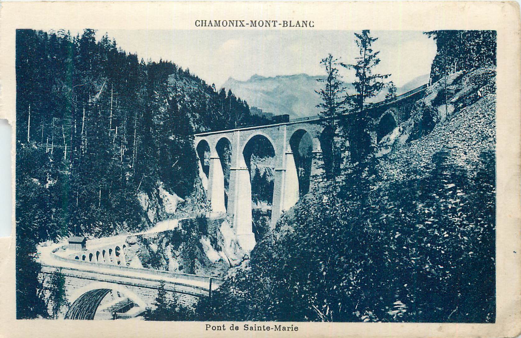 Chamonix-Mont-Blanc — Pont de Sainte-Marie — éditeur non visible