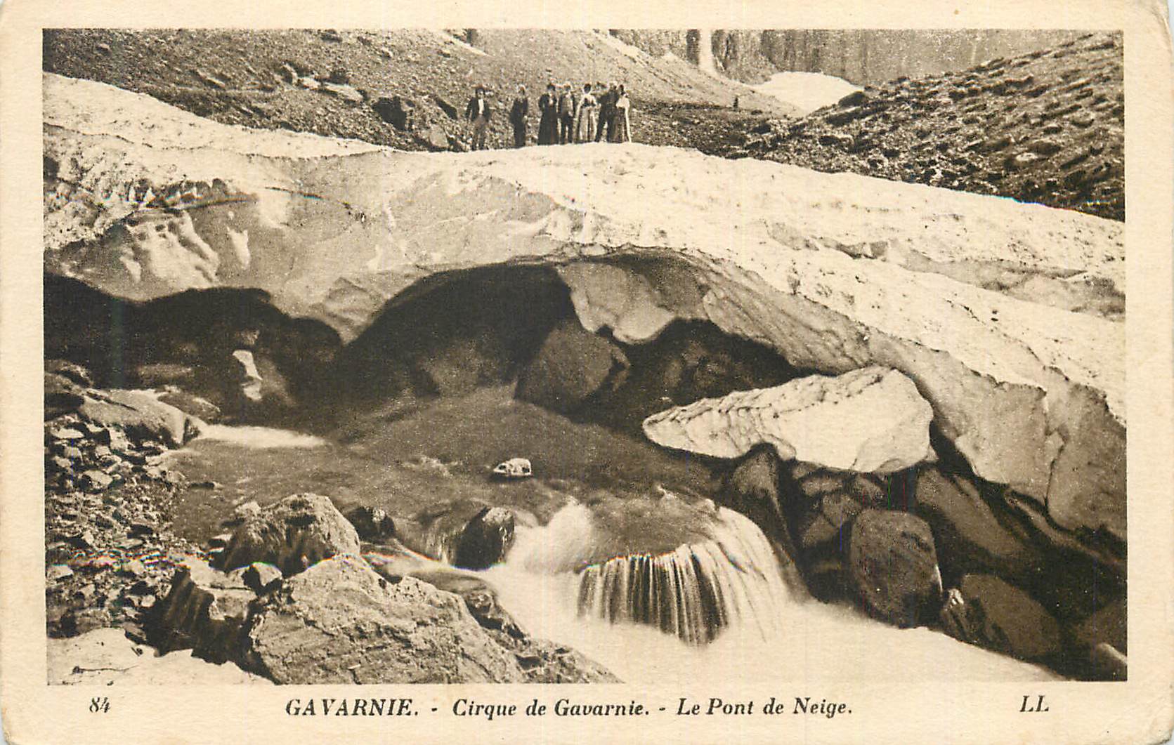 CPA Gavarnie Cirque de Gavarnie Le Pont de Neige