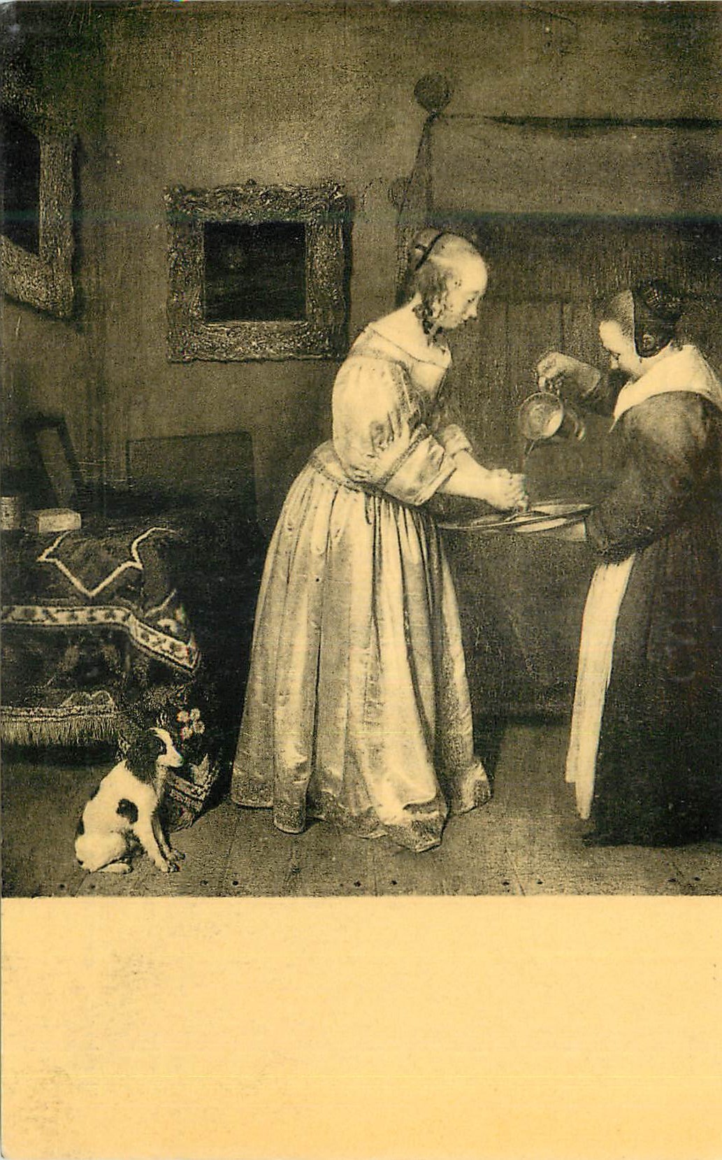 CPA Dresde Galerie Nationale de Peinture Terburg (Gerard Terboch)