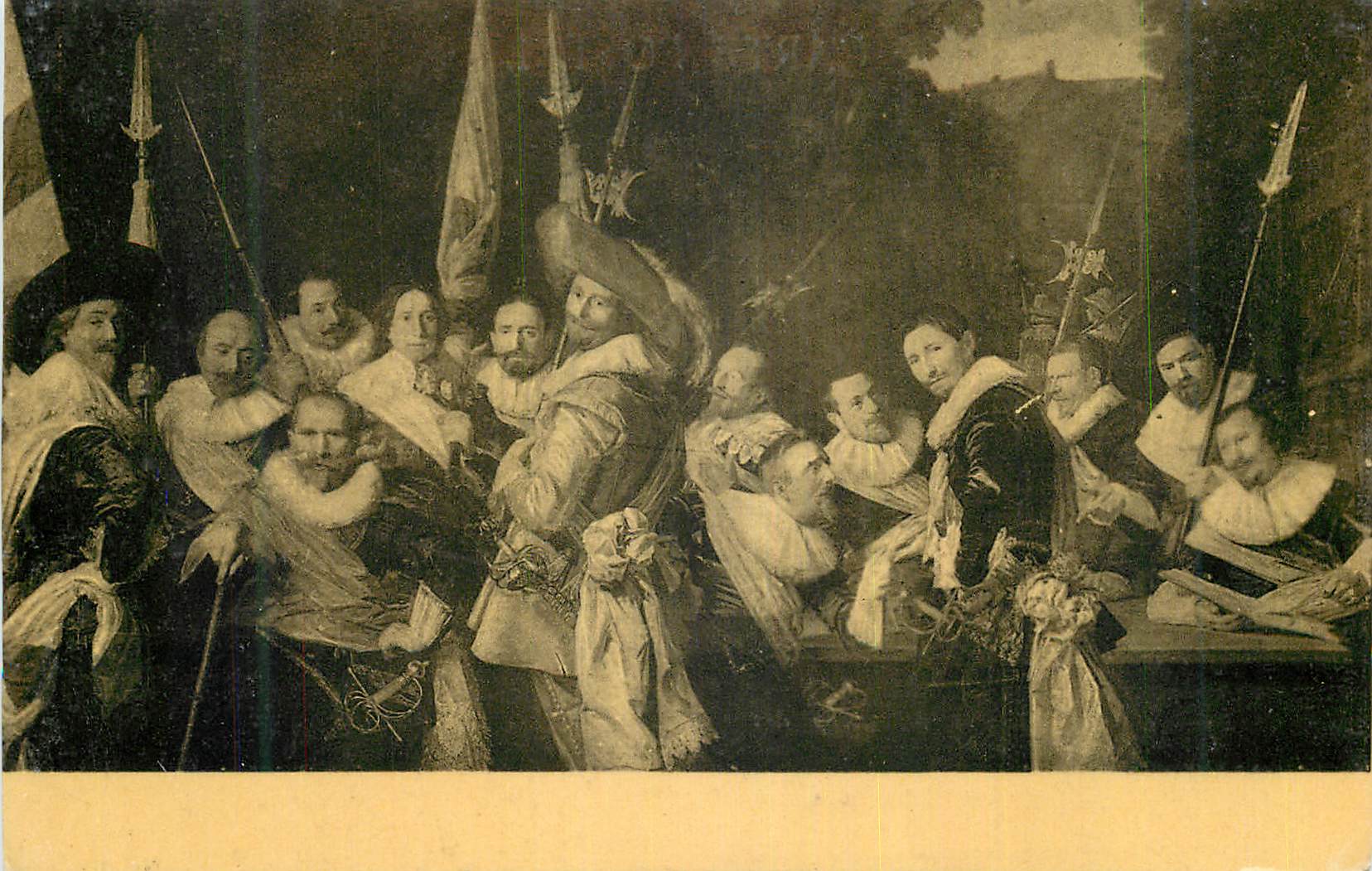 CPA Musee Haarlem Halls (Frans) Le Banquet des Officiers du Corps des Arches de Saint Andrien