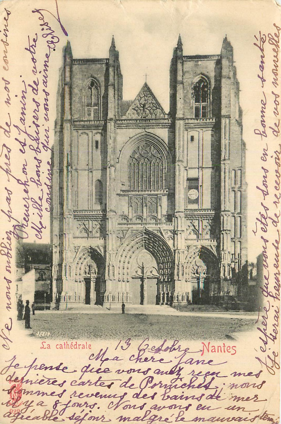 CPA Nantes La Cathedrale