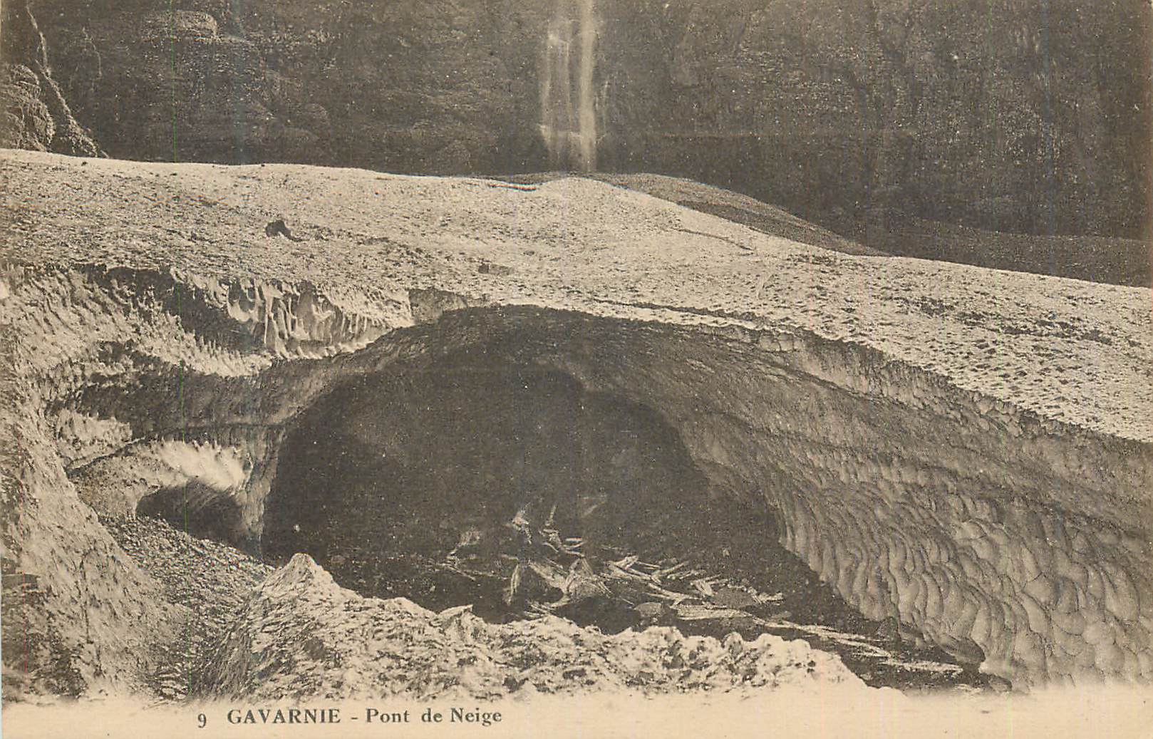CPA Gavarnie Pont de Neige