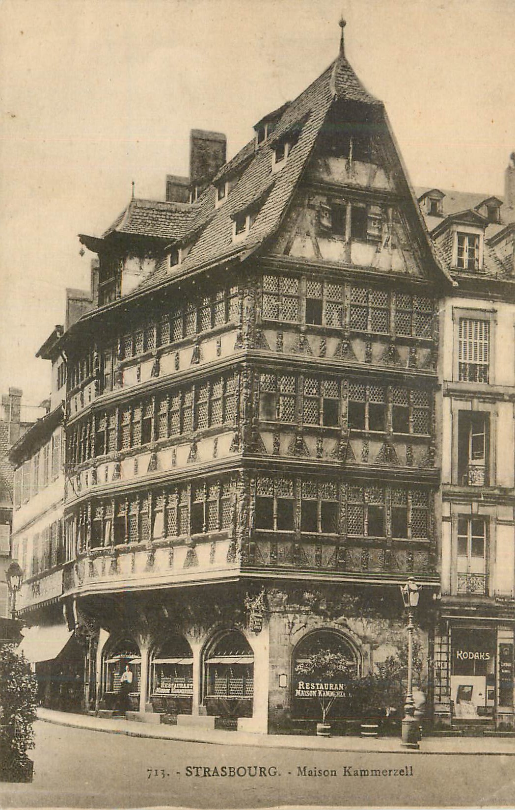 CPA Strasbourg Maison Kammerzell