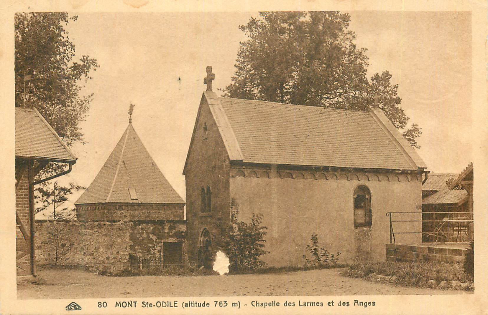 Mont Ste-Odile — Chapelle des Larmes et des Anges — altitude 763 m