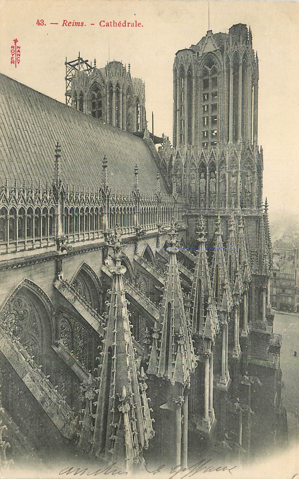 CPA Reims Cathedrale