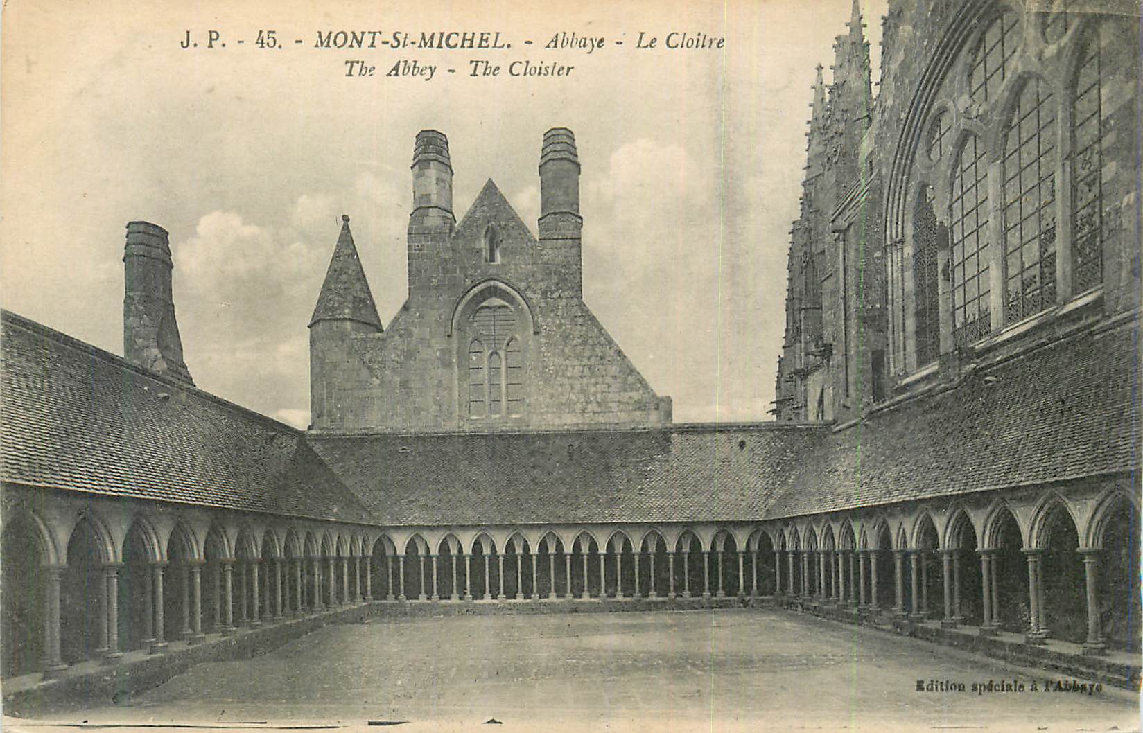 Mont-Saint-Michel - Abbaye - Le Cloître — J.P. - 45