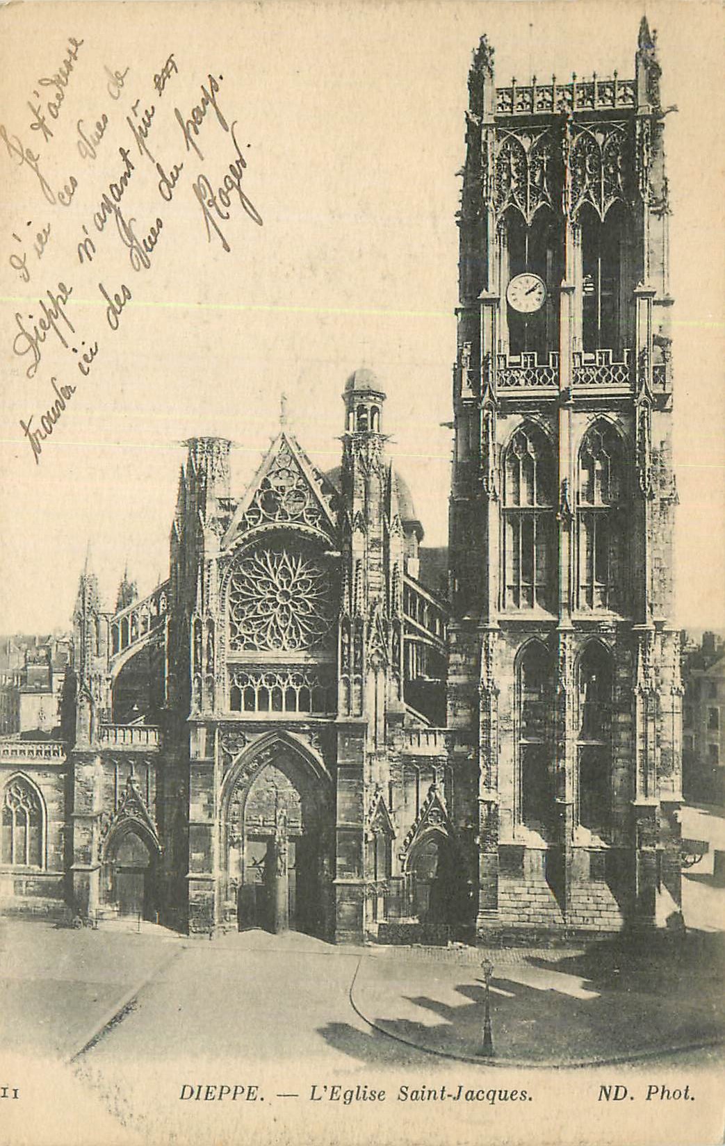 CPA Dieppe L'Eglise Saint Jacques