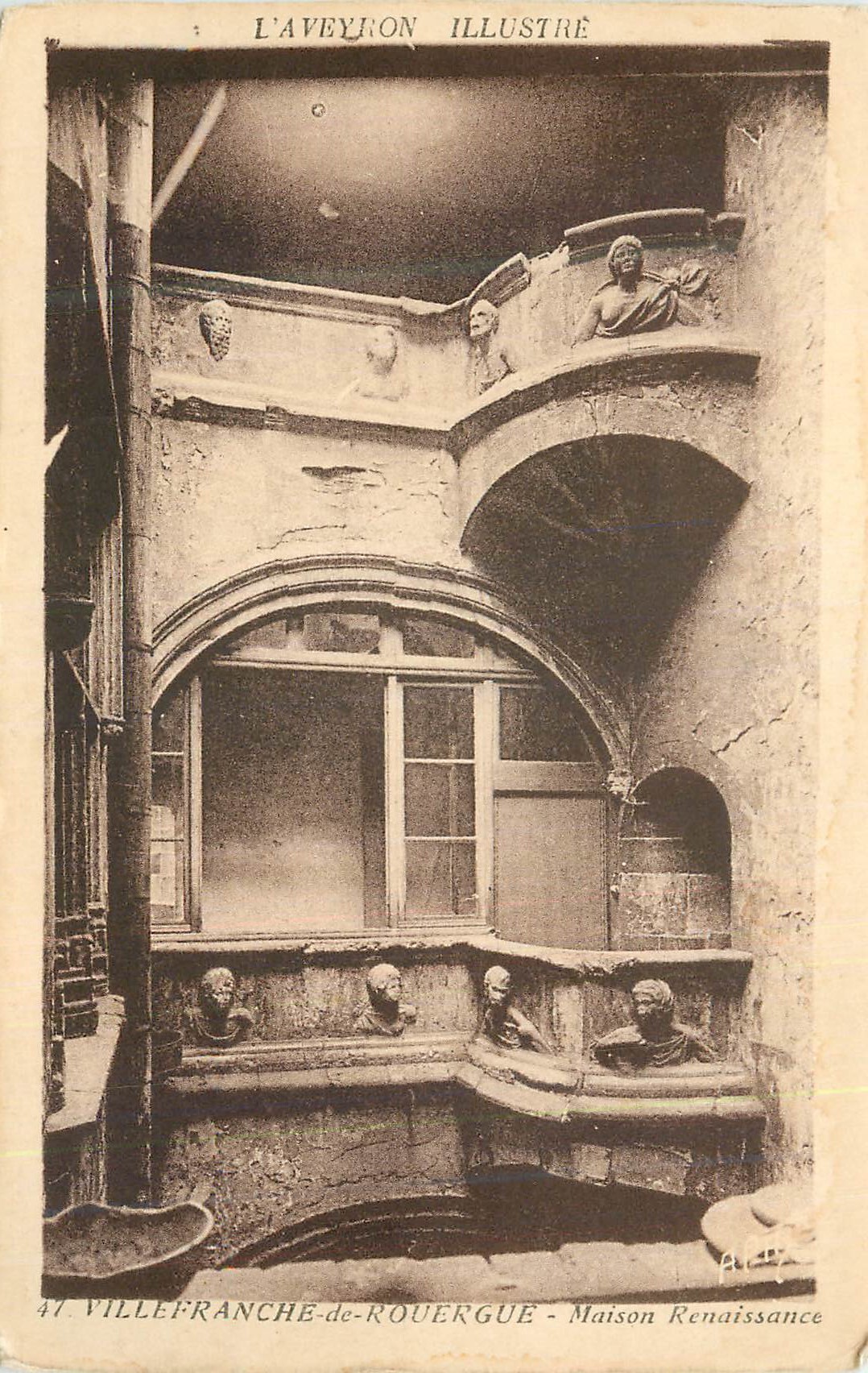 CPA Villefranche de Rouergue L'Aveyron Illustre Maison Renaissance