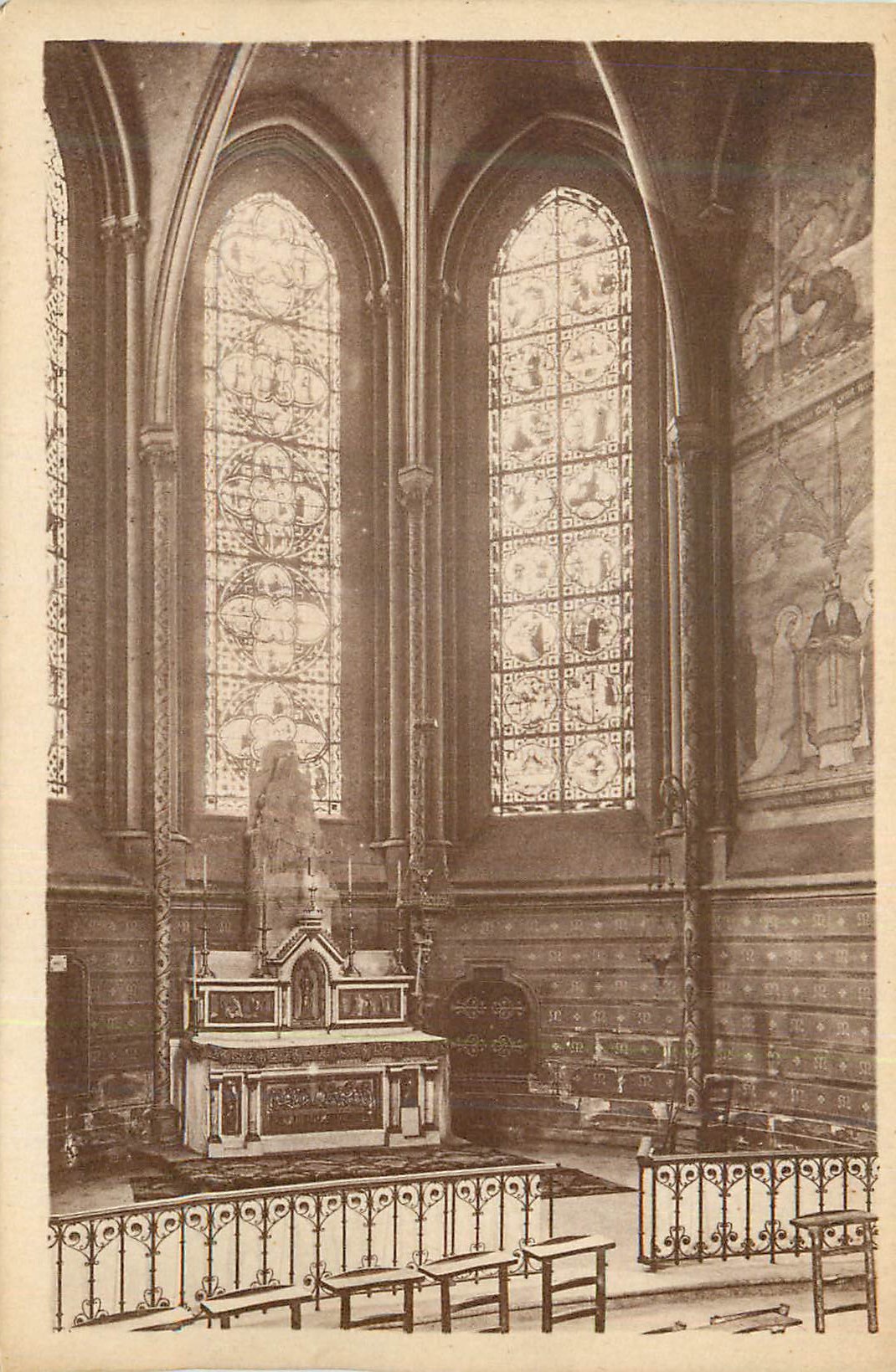 CPA Tours Cathedrale Saint Gatien Autel de la Vierge