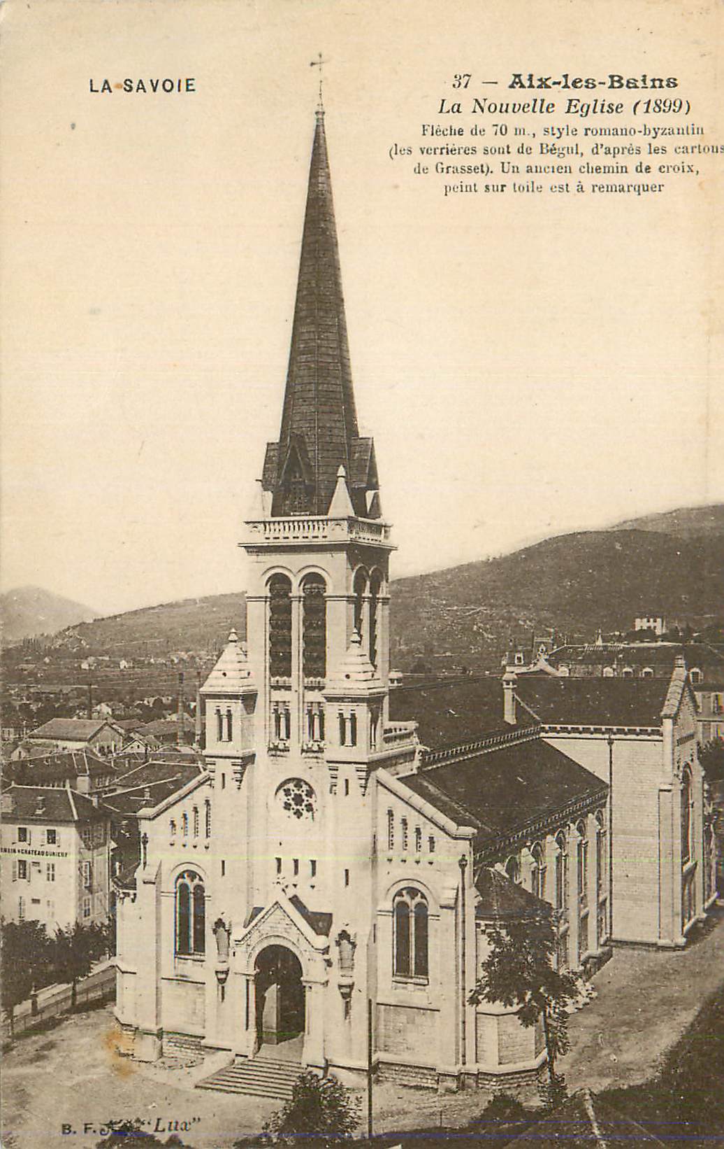 CPA Aix les Bains La Savoie La Nouvelle Eglise (1899)