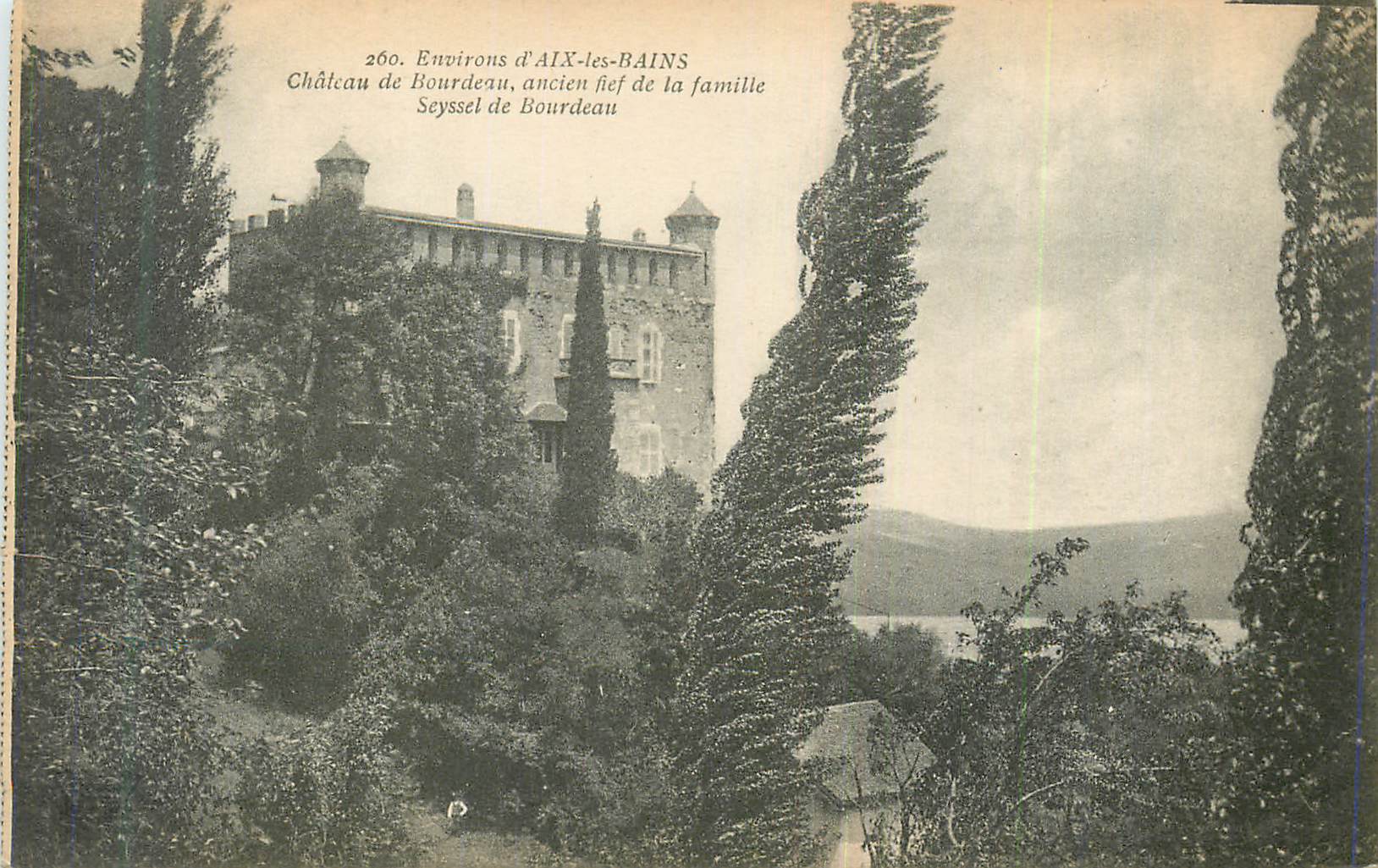 CPA Environs d'Aix les Bains Chateau de Bordeau