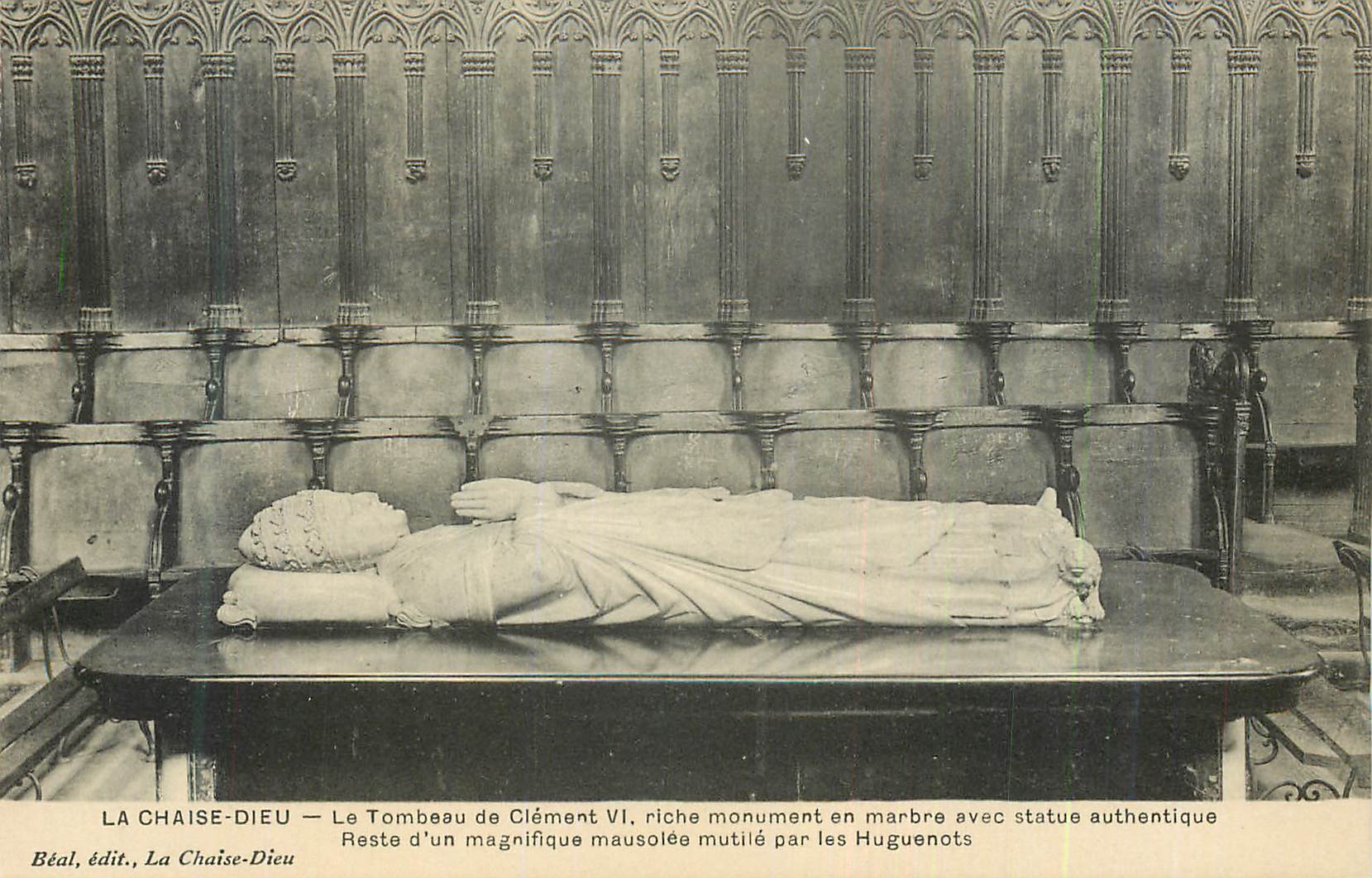 CPA La Chaise Dieu Le Tombeau de Clement VI
