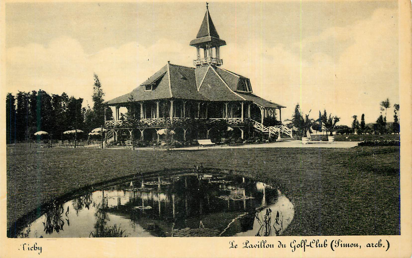 CPM Vichy Le Pavillon du Golf Club (Simon arch)