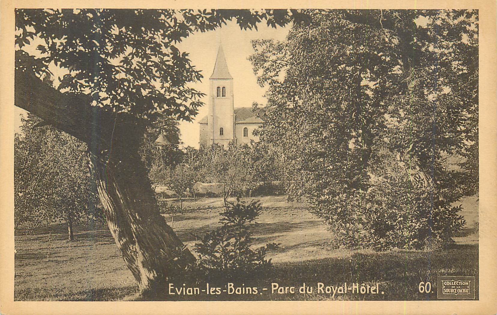 Evian-les-Bains — Parc du Royal-Hôtel — Collection Source Chaint