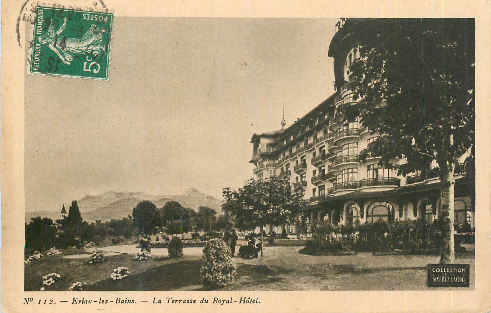 CPA Evian les Bains La Terrasse du Royal Hotel