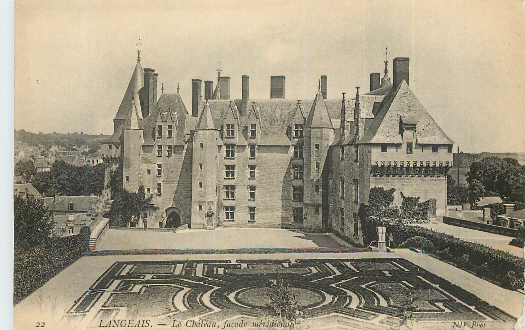 CPA Langeais Le Chateau Facade Meridionale