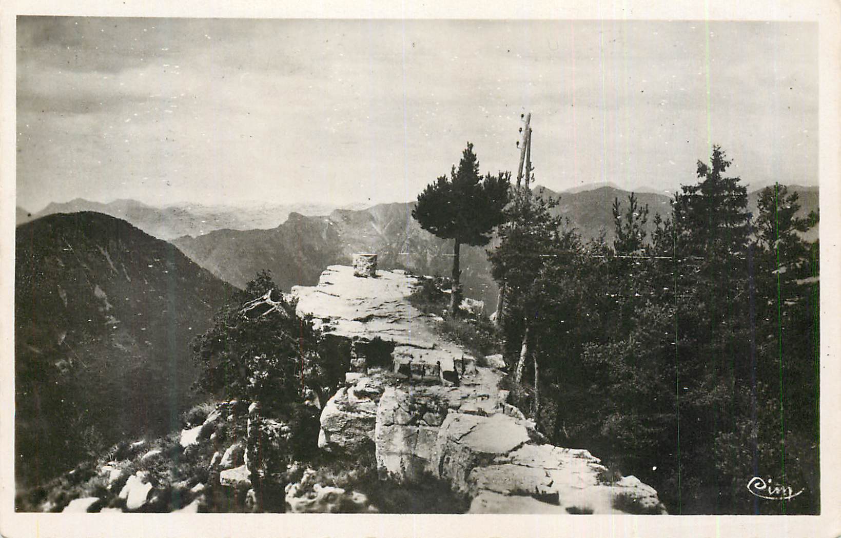 CPM Peira Cava (A M) Alt 1500 m Table d'Orientation