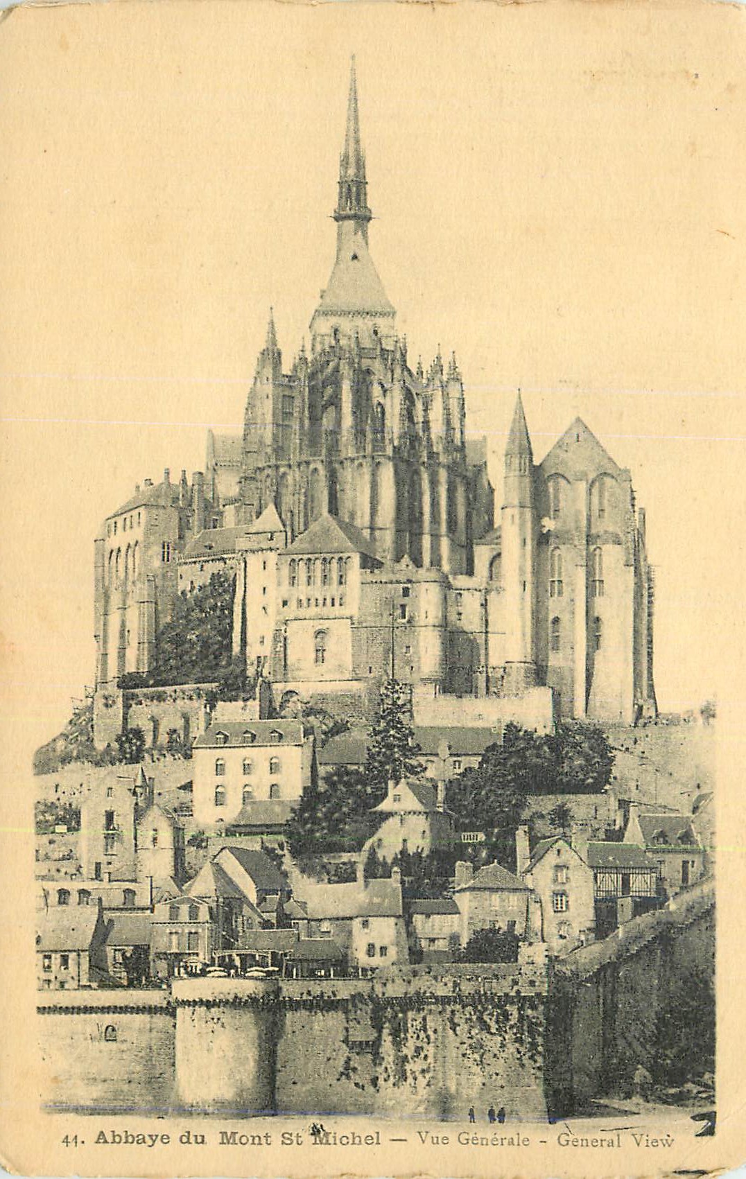 Abbaye du Mont St Michel — Vue Générale — General View — n°44